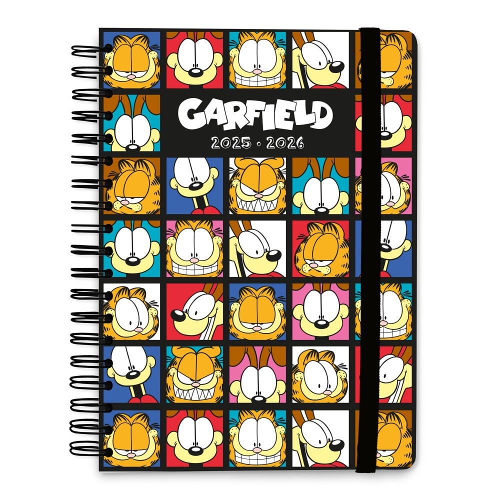 Erik Garfield School Diary 14.8x21cm (2025/2026)