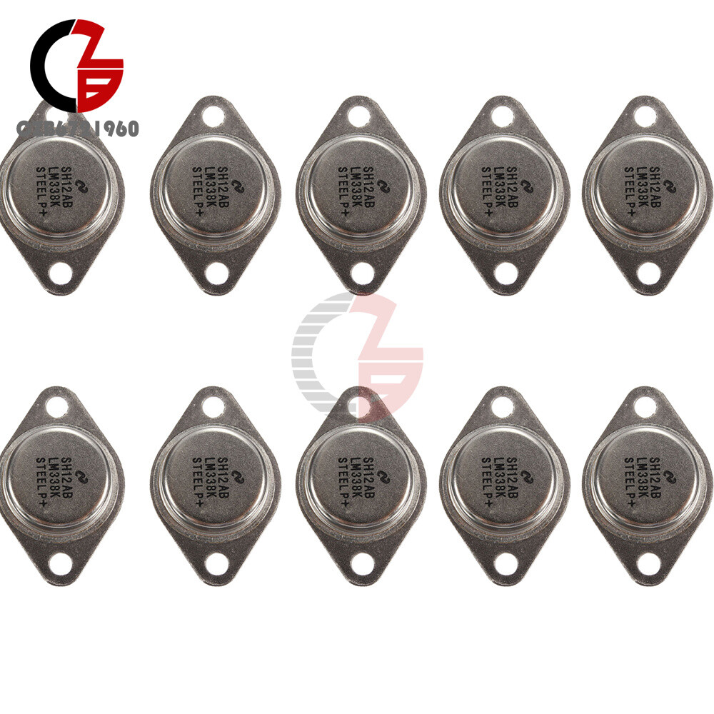 10Pcs 5A LM338K LM338 Voltage Adjustable Regulator 1.2V To 32V LM338K