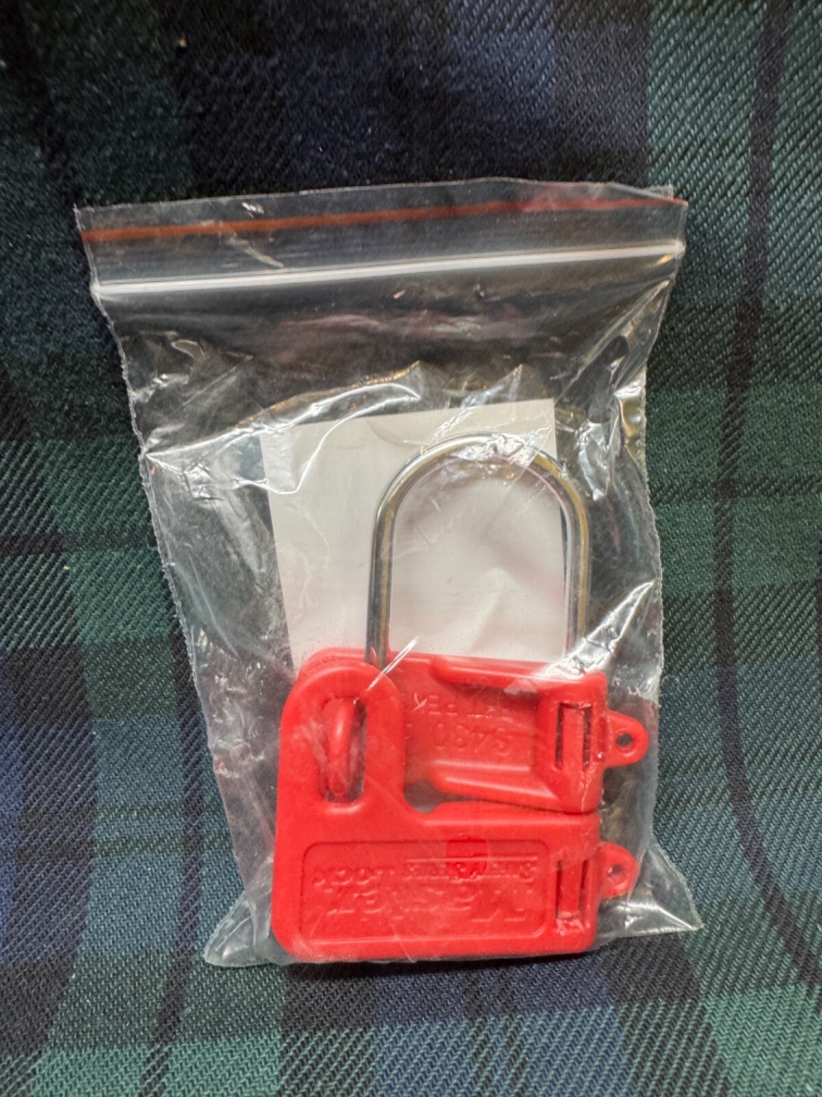 Master Lock S430 Lockout Hasp With Red Plastic Handle, 9/32 in Diameter