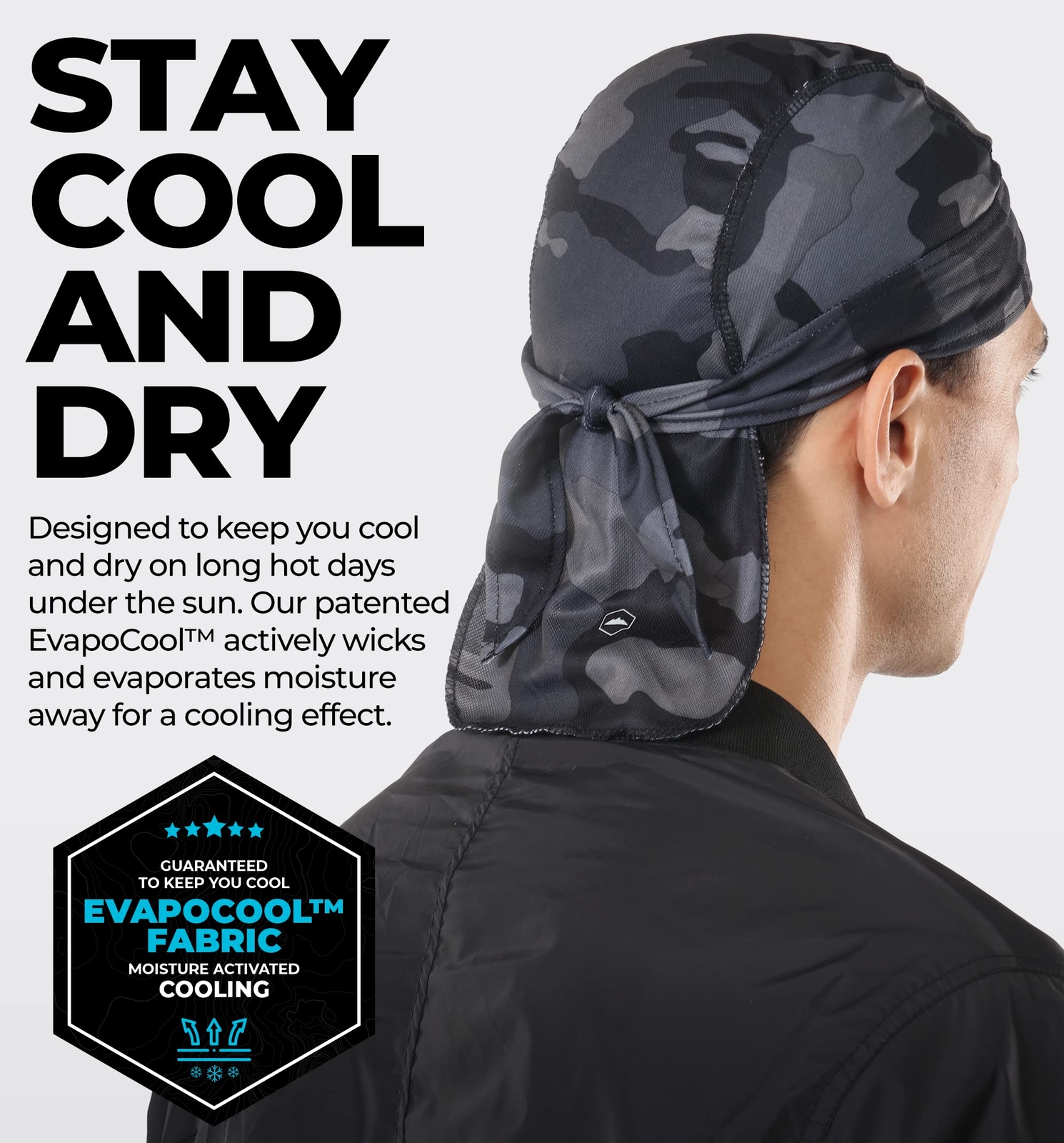 Cooling Helmet Liner Do Rag Skull Cap for Motorcycle Running Cycling Outdoor