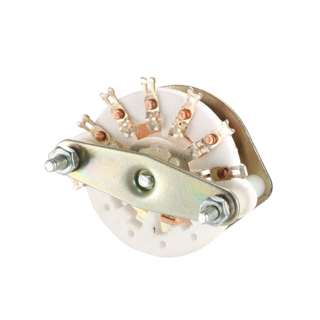 1P6T 1 Pole 6 Position Selectable Single Deck Channel Rotary Switch 7Pin