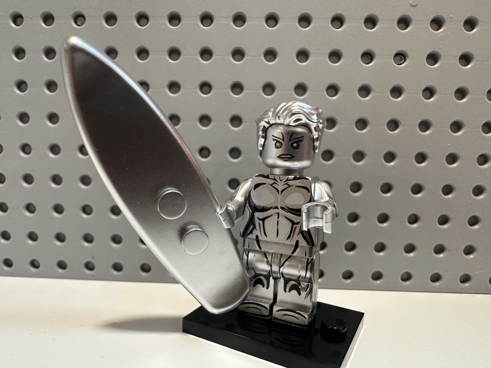 LEGO Marvel Female Silver Surfer Fantastic 4 Custom MInifgure New