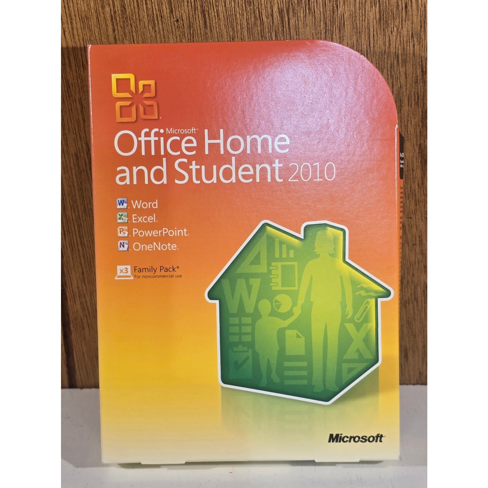 Microsoft Office Home & Student 2010 DVD w Product Key 32/64-Bit Family Pack
