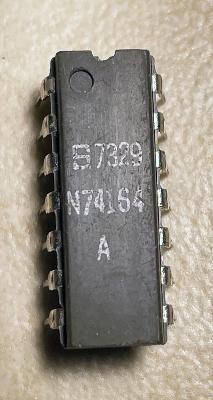 Signetics N74164A - 8 Bit Serial Shift Register - Vintage NOS