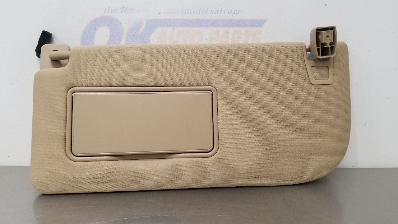 20 FORD F150 CREW CAB SUN VISOR ILLUMINATED GDO LEFT DRIVER TAN