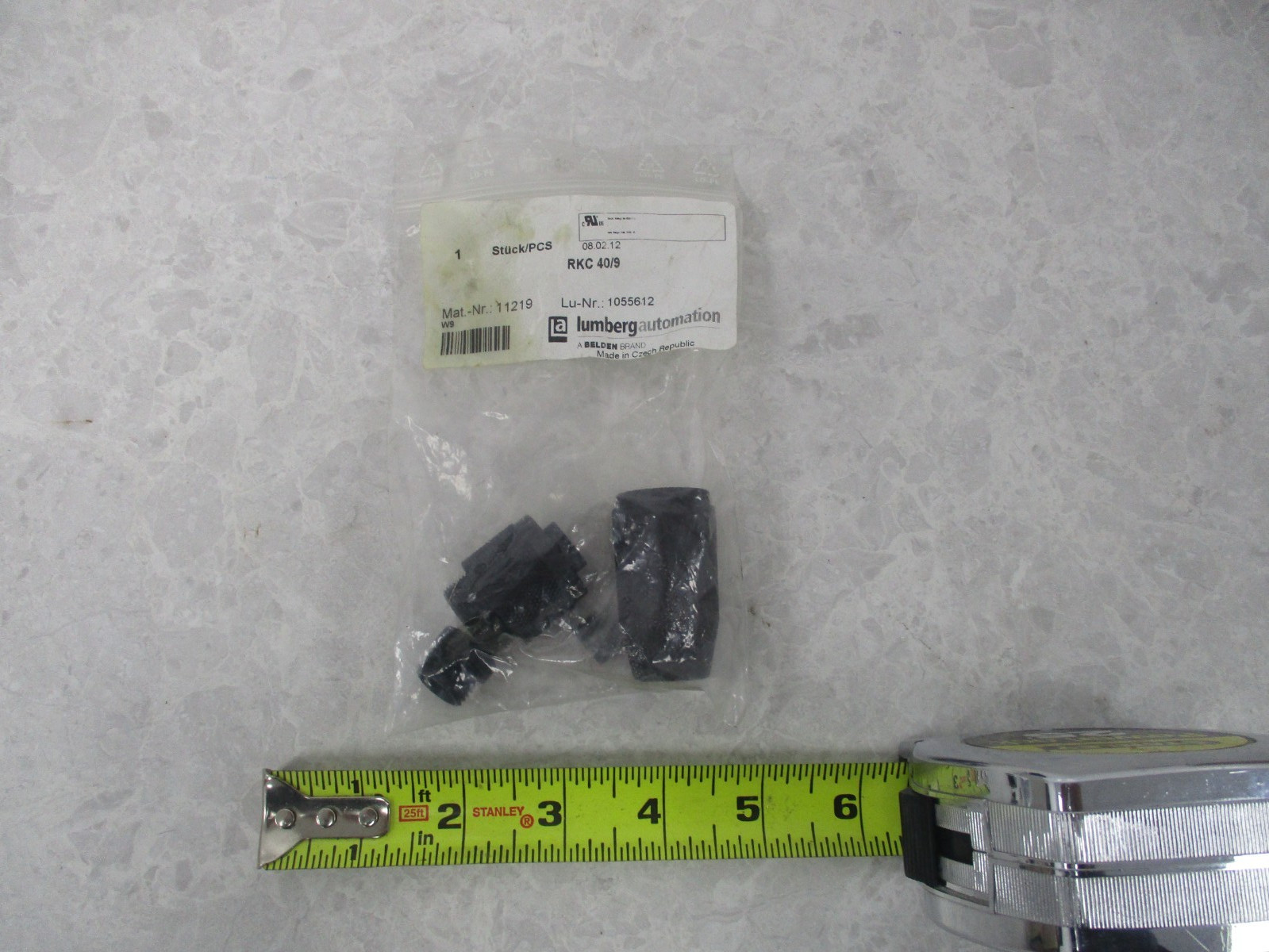 LUMBERG AUTOMATION RKC 40/9 CONNECTOR, 7/8" FIELD ATTACHABLE FNOB, XA0087