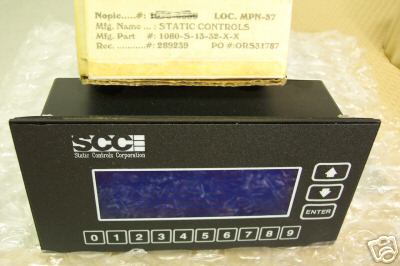 STATIC CONTROLS  1080-S-13-32-X-X OPERATOR INTERFACE MODULE NEW CONDITION IN BOX