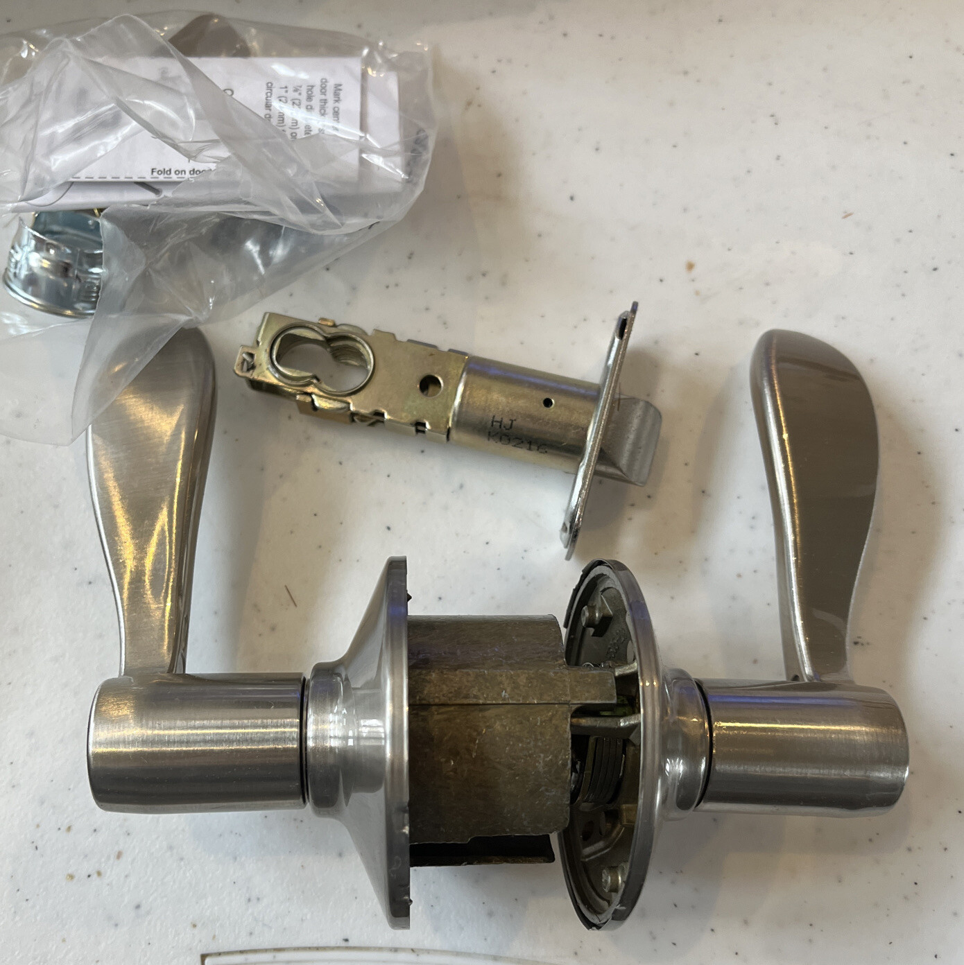 SCHLAGE F10 ACC 619 Lever Hall & Closet Passage Satin Nickel