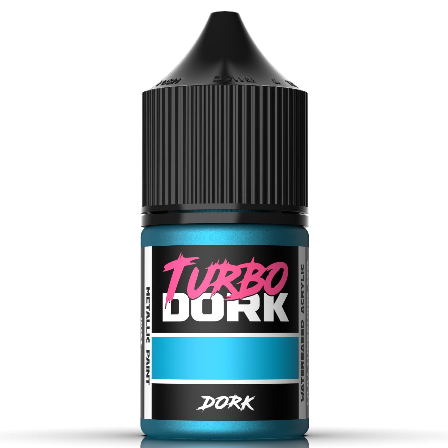 Turbo Dork Dork Metallic Acrylic Paint 22ml Bottle - Water-based Non-Toxic