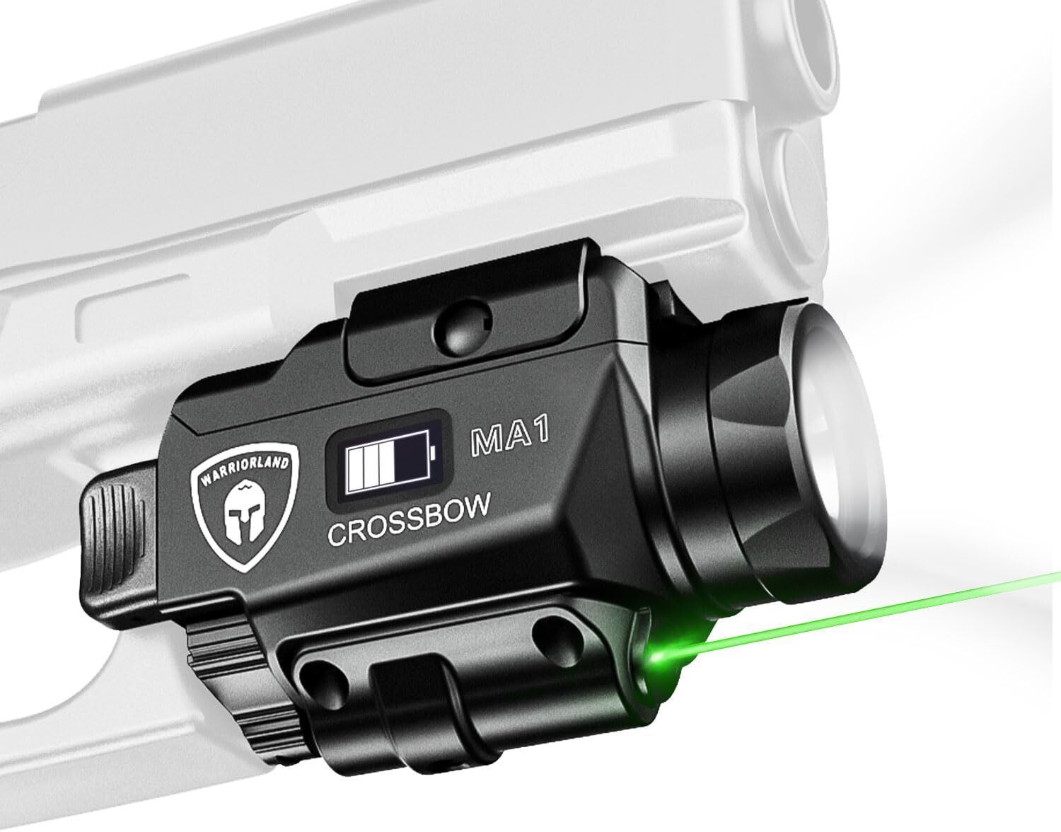 Universal Weaponlight,Green Laser&White LED Combo Tactical Light,For Glock 17/19