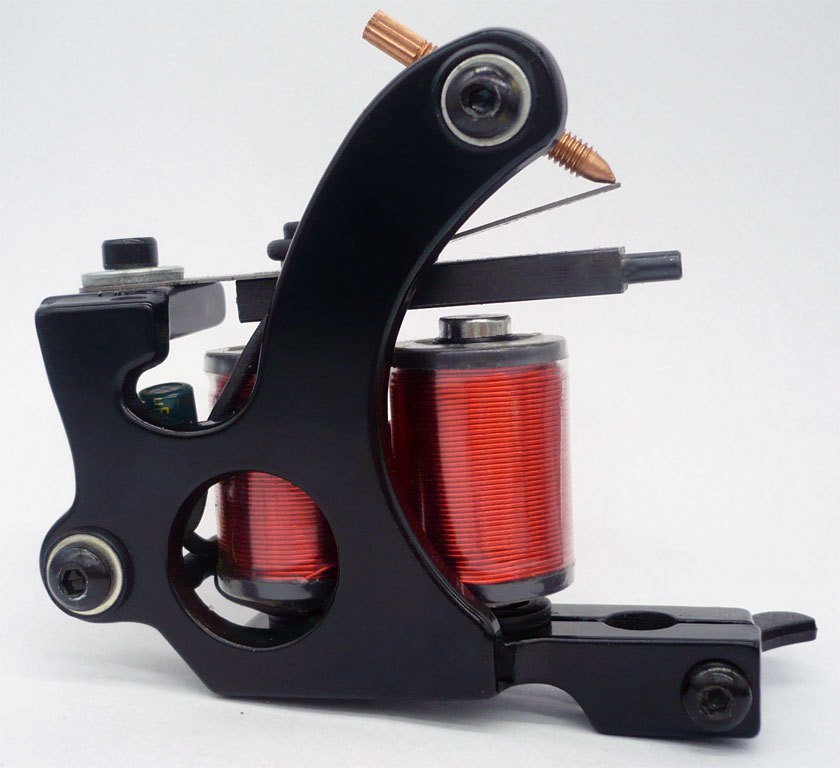 1Pcs Top Tattoo Machine Gun For Kit Power Set Supply 10 Wrap Coil