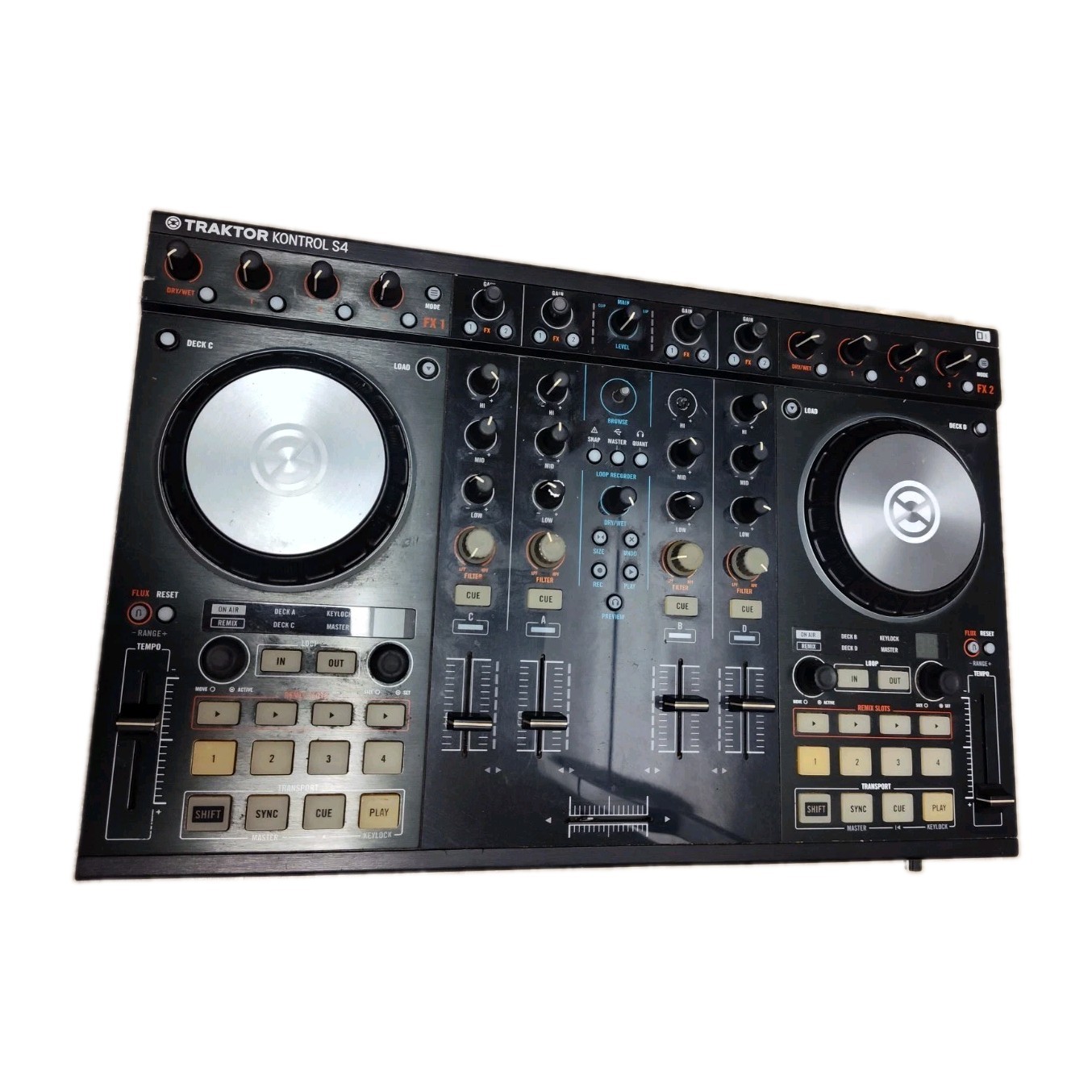 Native Instruments Traktor Kontrol S4 MK2 DJ Controller 4-Channel