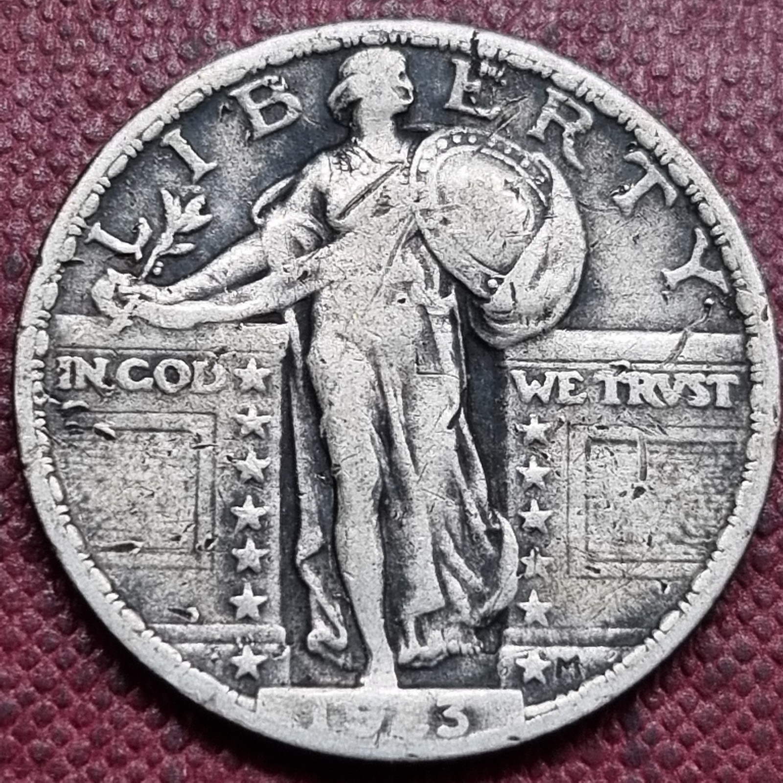 1923 Standing Liberty Quarter 25c Better Grade #100940