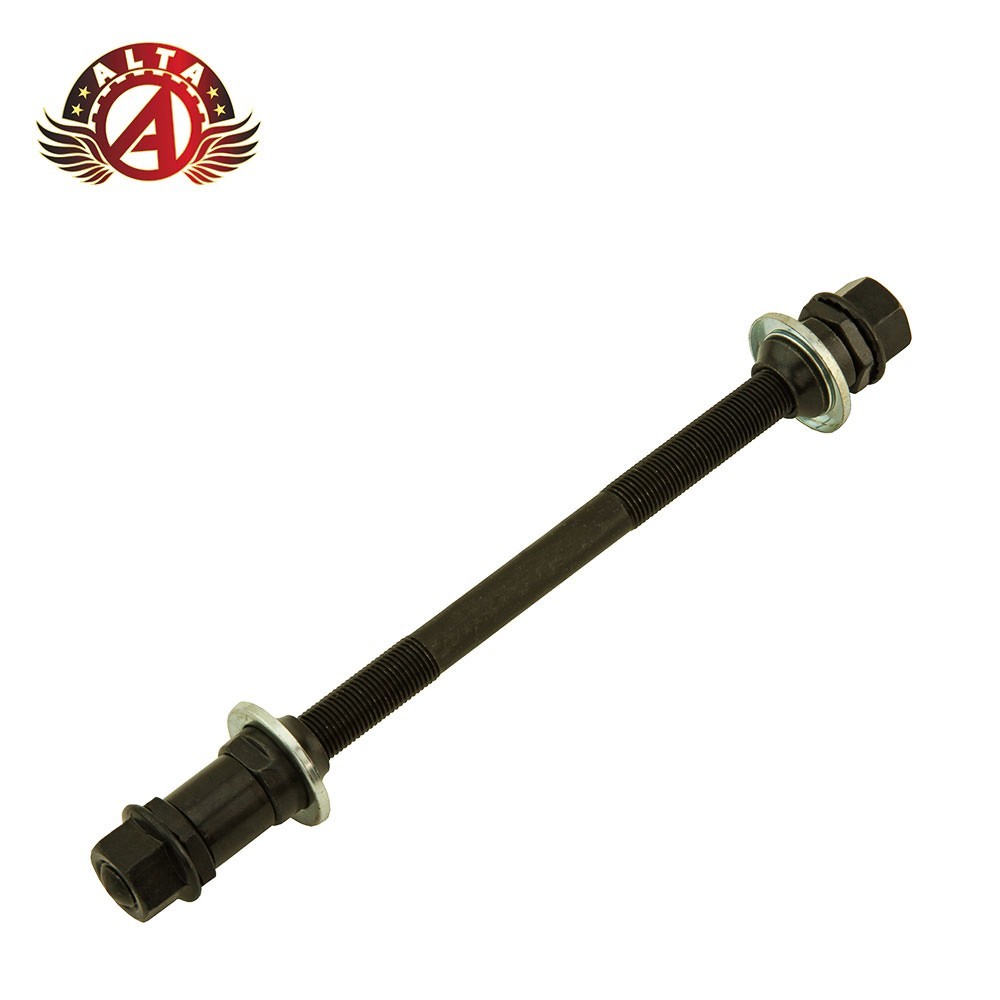 ALTA Black Bicycle Rear Hub Axle 3/8 X 185mm 26T BMX Cruiser Lowrider Wheel.