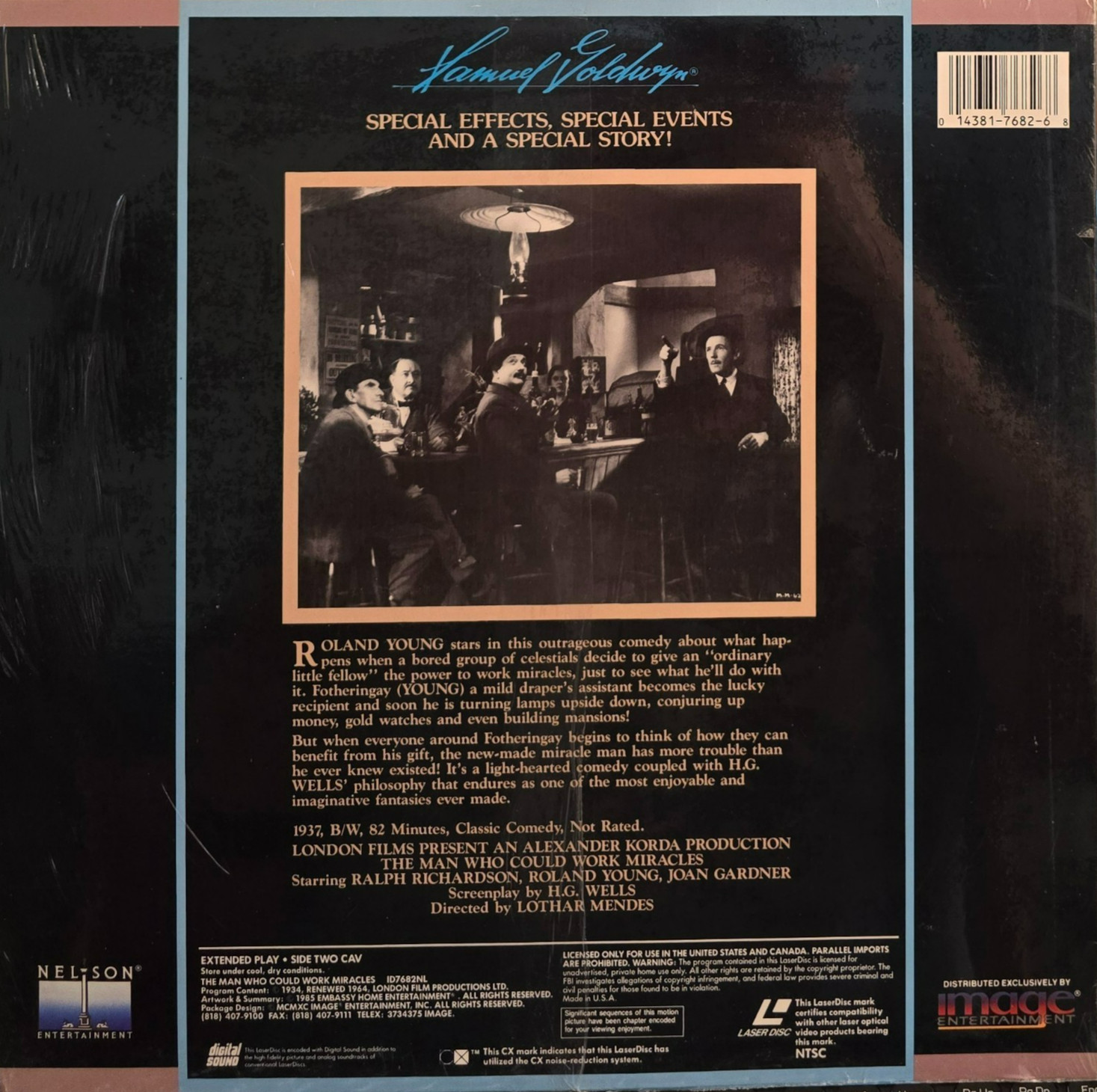 Man Who Could Work Miracles [NTSC] [ID7682NL] - Laserdisc