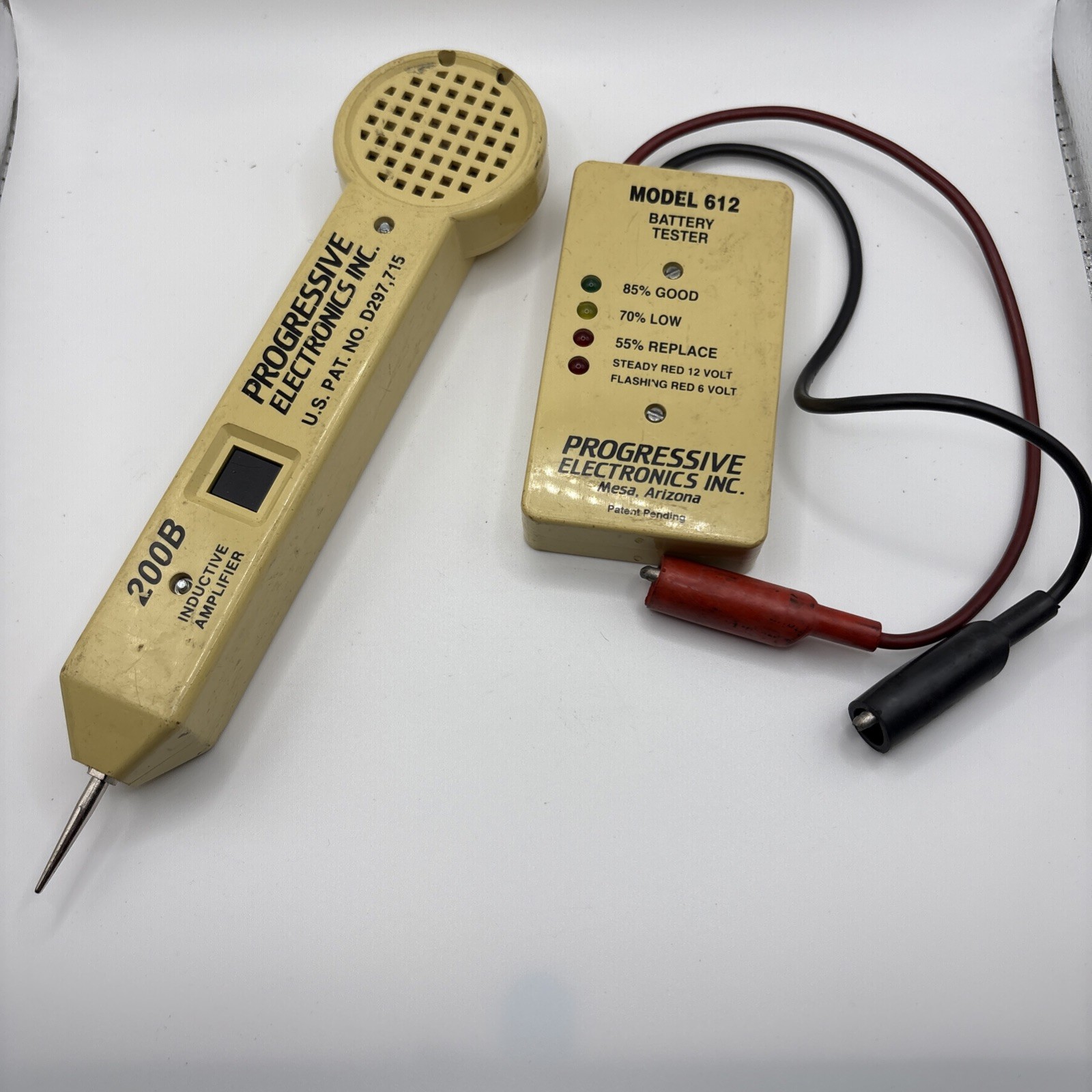 Progressive Electronics 200B Inductive Amplifier and Model 612 Battery Tester