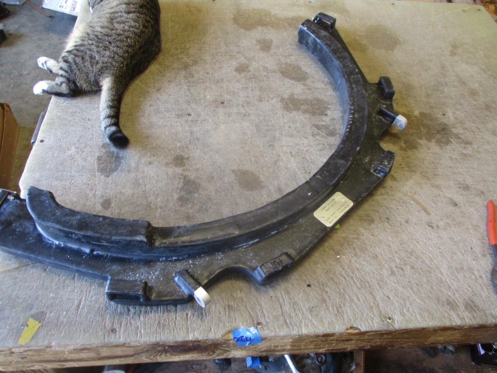 NOS BMI Turret Hatch Pad, Rear, for HMMWV MRAP, GPK OGPK