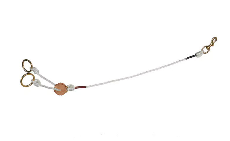 Jerry Beagley Montana White T Rope Martingale