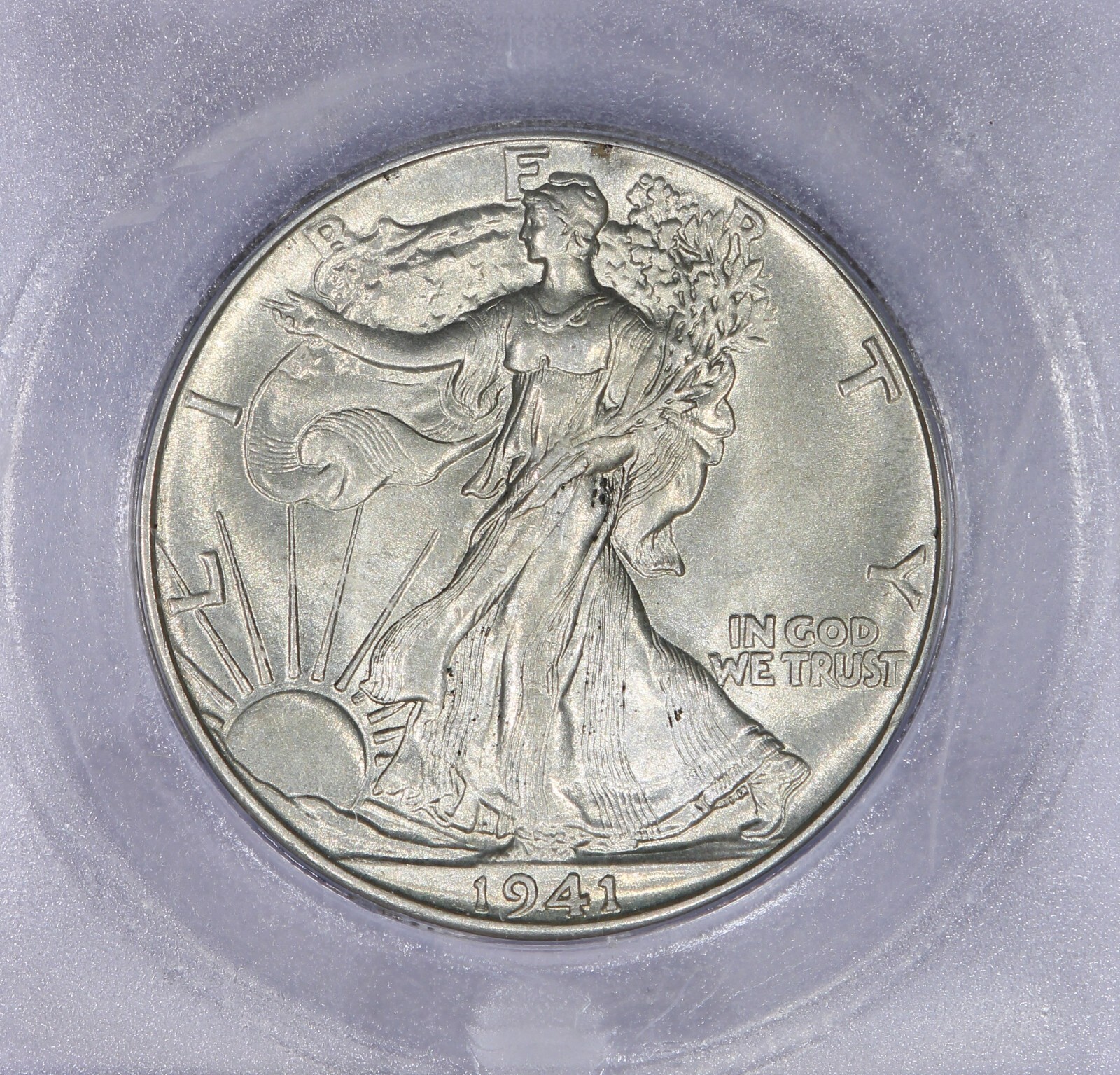 1941 Walking Liberty Half Dollar 50C ICG MS64