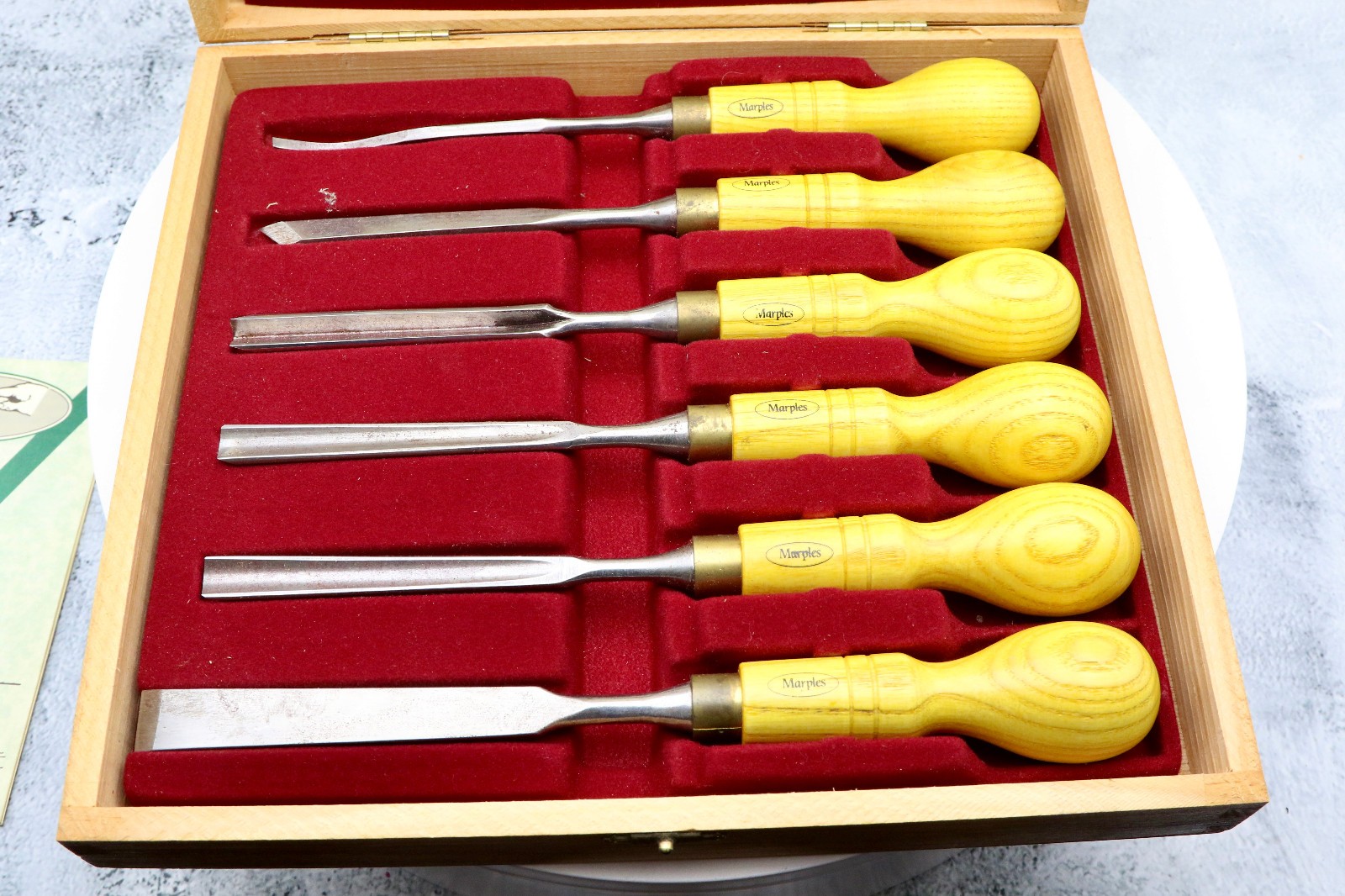 RECORD LIMITED EDITION M152LE MARPLES CARVING TOOL 6 PIECE SET