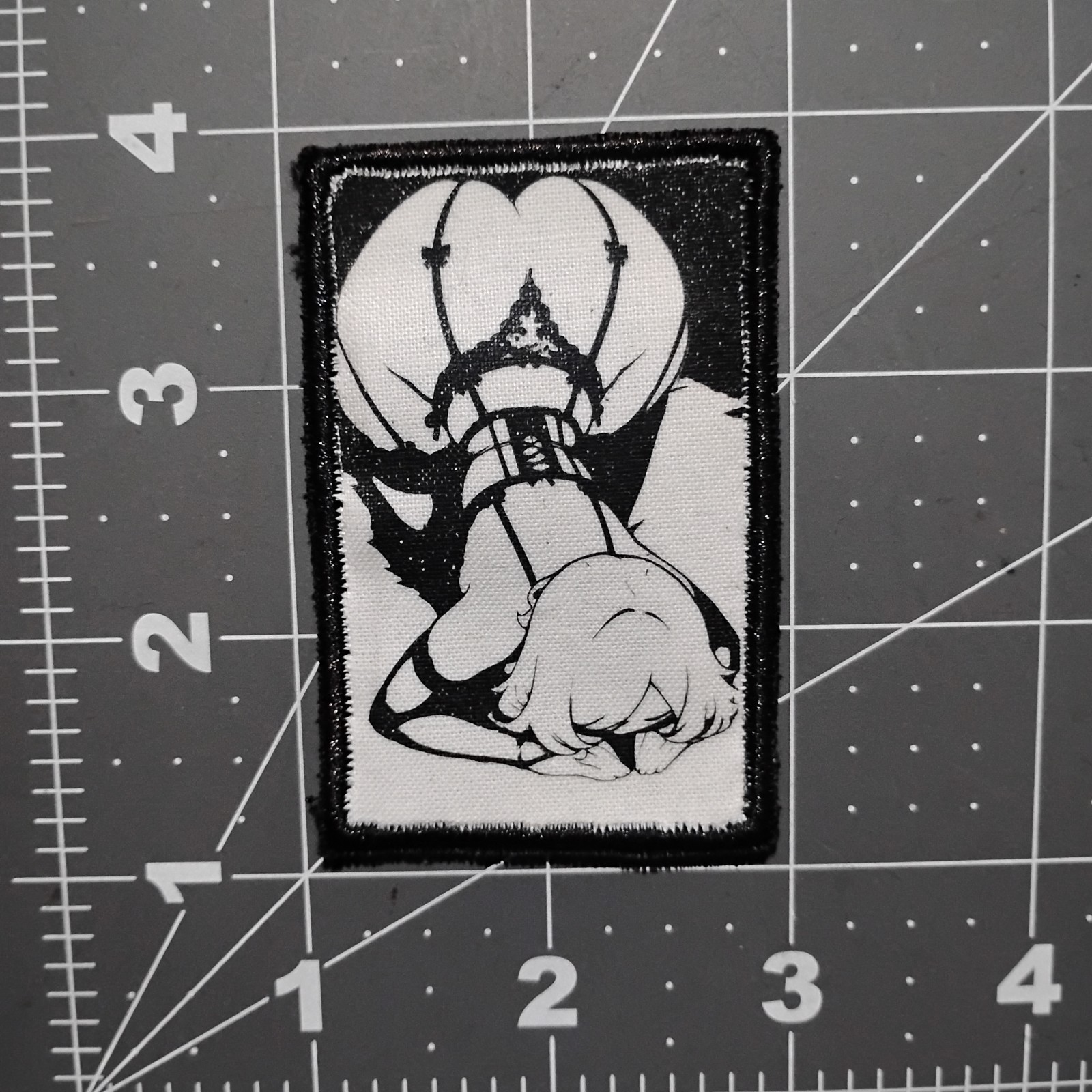 Anime Waifu Ecchi Tactical Moral Embroidered Hook And Loop Patch