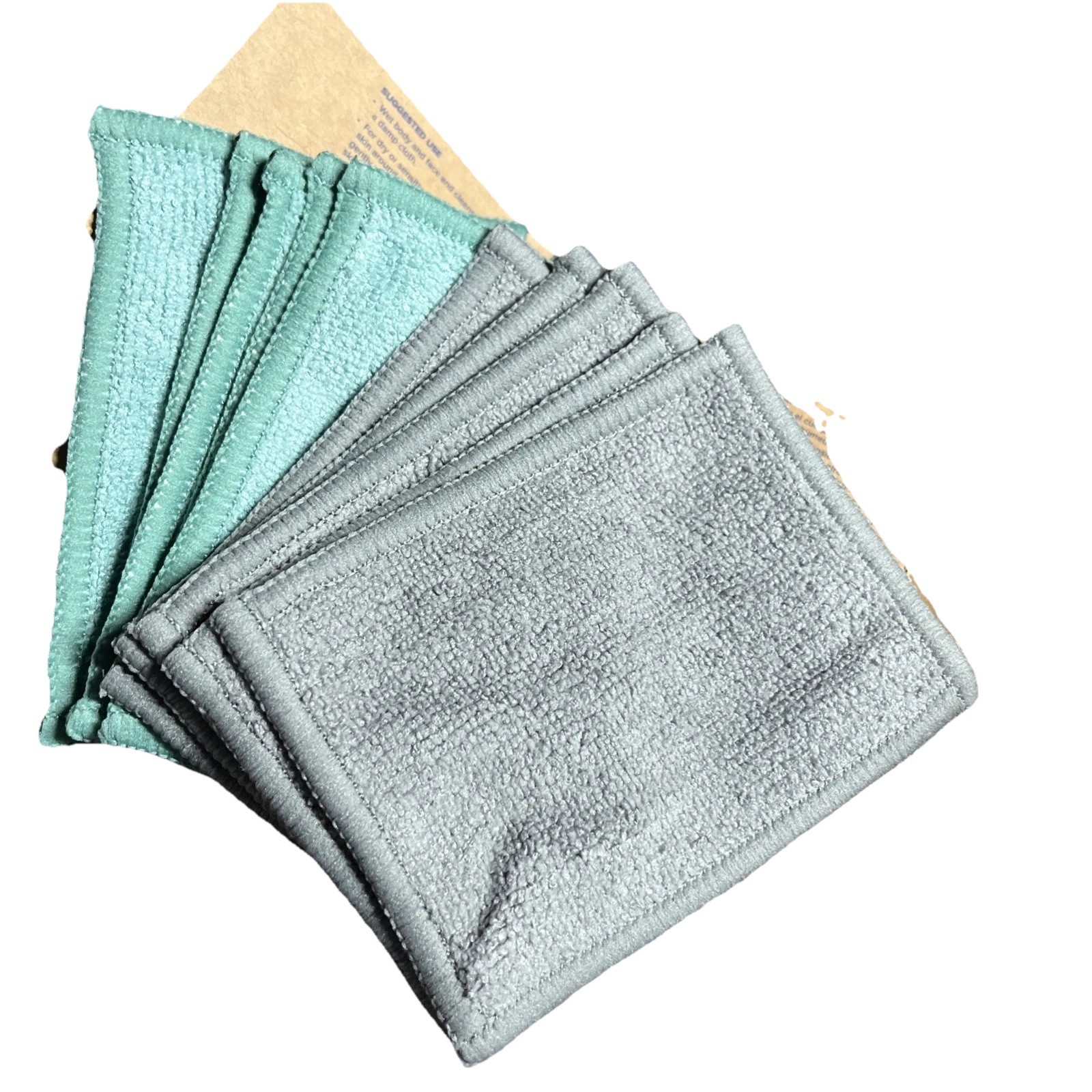 N.O.R.W.E.X. Sample Size Body & Face Cloths  (Pack of 10), Great for Many Uses