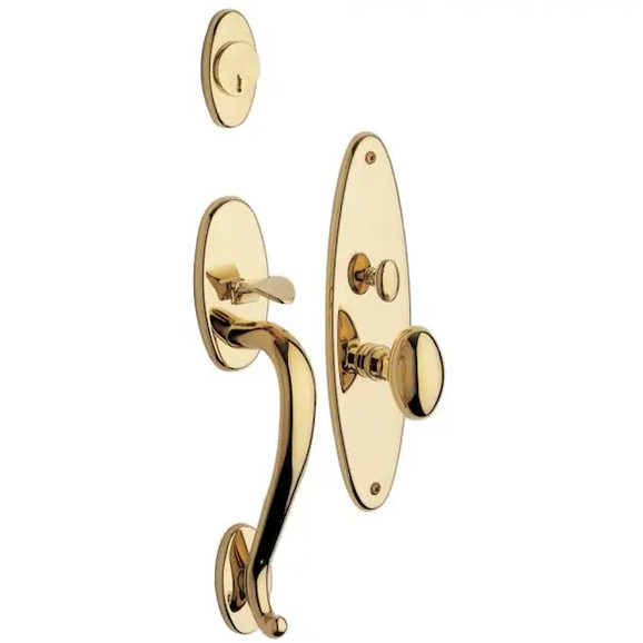 Baldwin Lexington Entry Trim Mortise Lever Polished Brass 6560.003.ENTR *NEW*