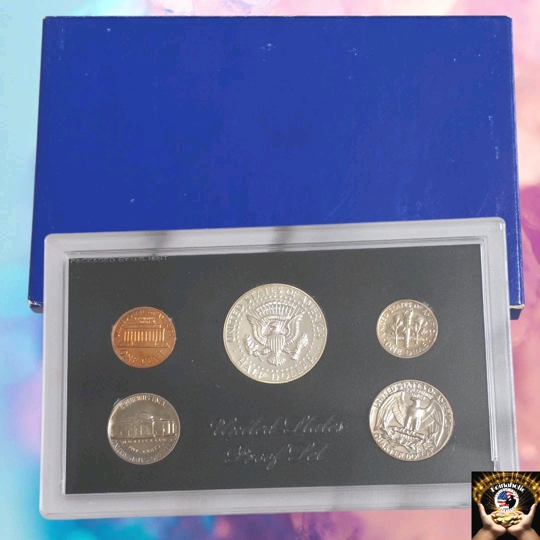 1969 Proof Set U.S. Mint OGP 40% Kennedy Half, Pulled From Storage, Fast Ship 🚢
