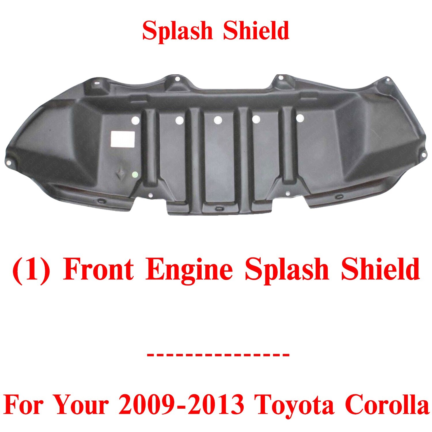 Front Engine Splash Shield Under Cover For 2009-2013 Toyota Corolla