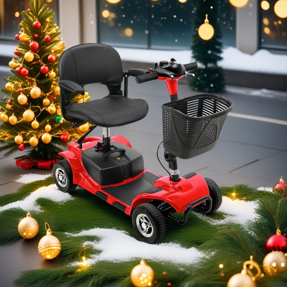 4 Wheels Mobility Scooter Power Wheelchair Folding Electric For  Travel NEW
