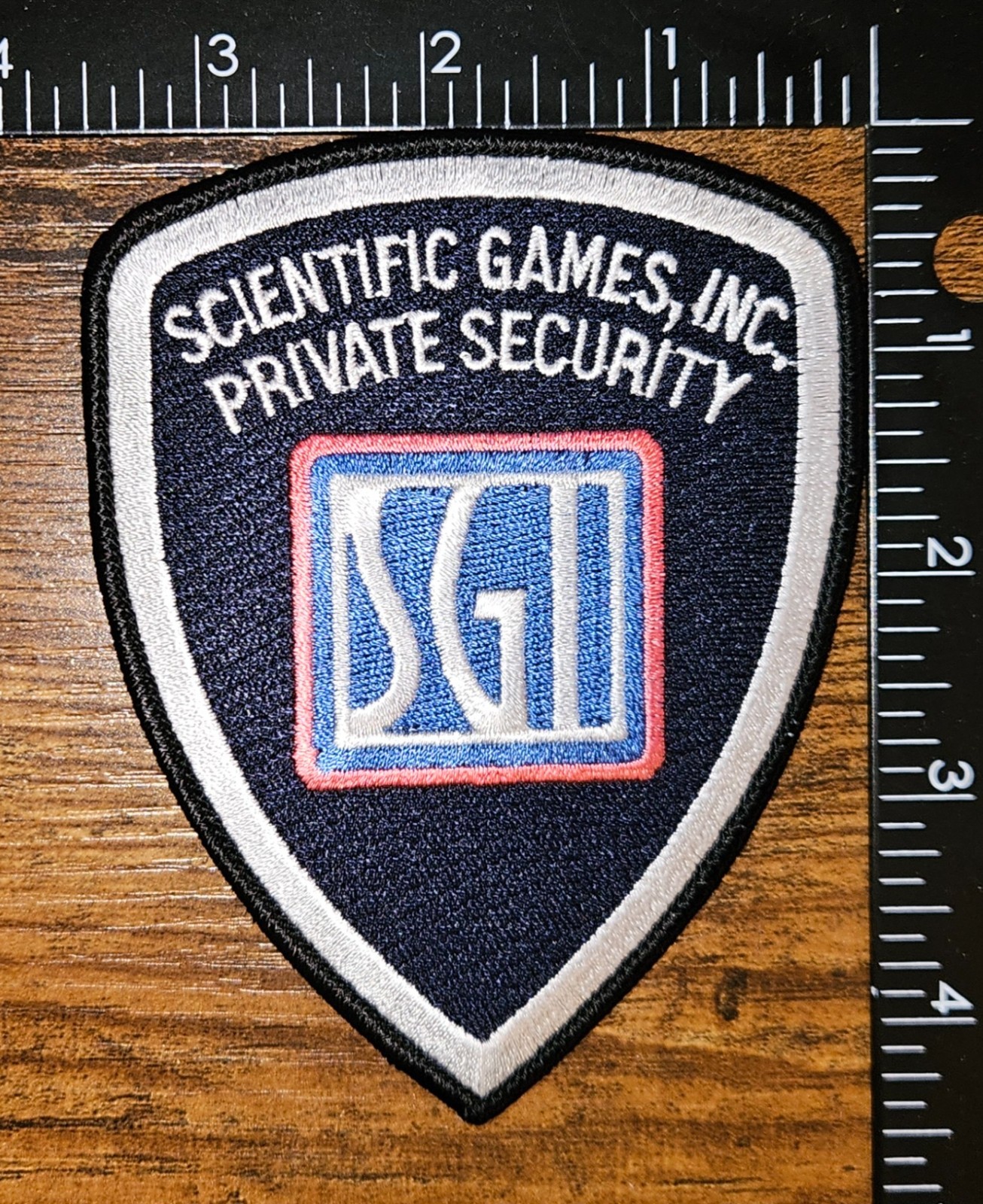 Scientific Games Inc Private Security Shoulder Patch