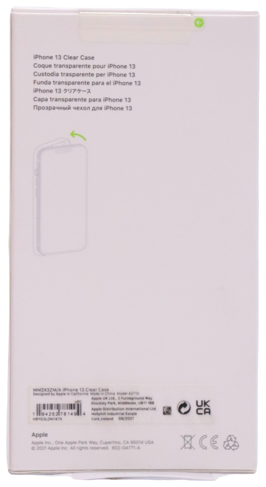 Apple Genuine OEM iPhone Clear Case with MagSafe for iPhone 13