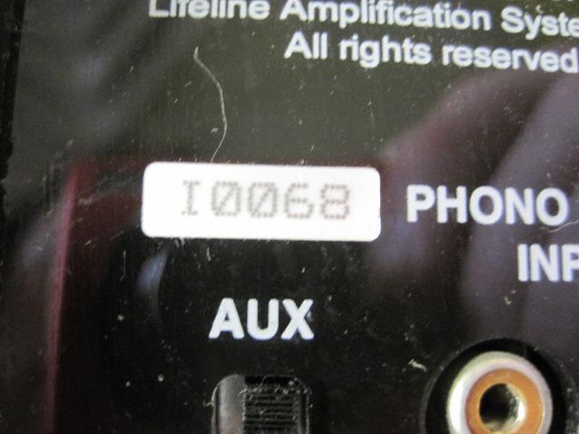 LIFELINE AMPLIFIER CLASSROOM AMPLIFICATION SYSTEM LA20 20 WATTS AMP