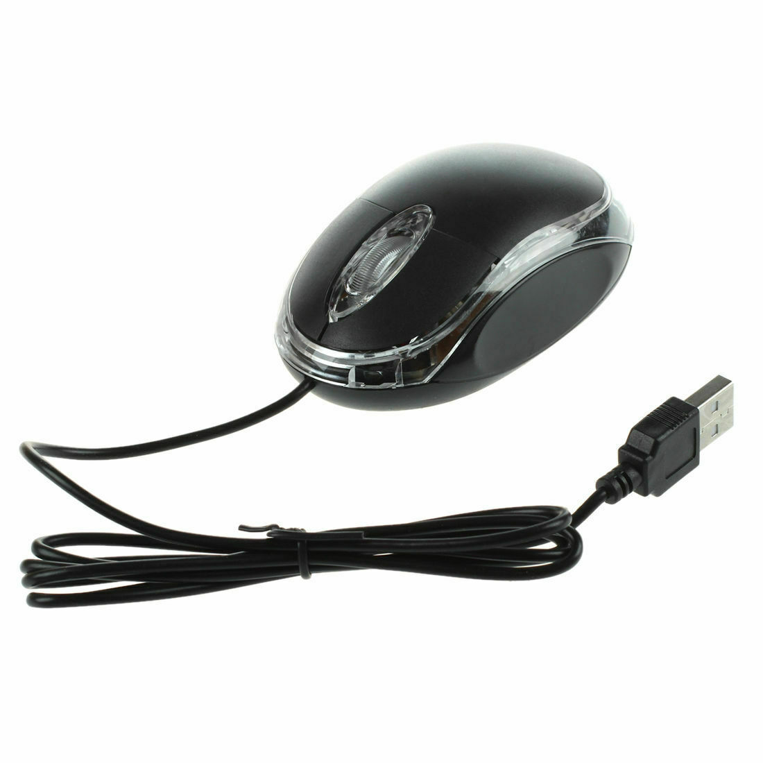 Wired USB Optical Mouse Wireless Optical Mouse Retractable Mini USB Mouse For PC