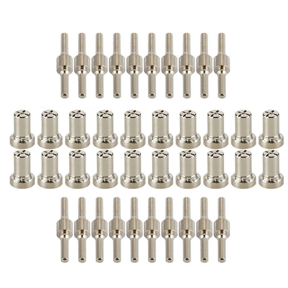 40PCS Plasma Cutting Consumable Set for PT31 Torch Fits 40A CUT30 CUT40
