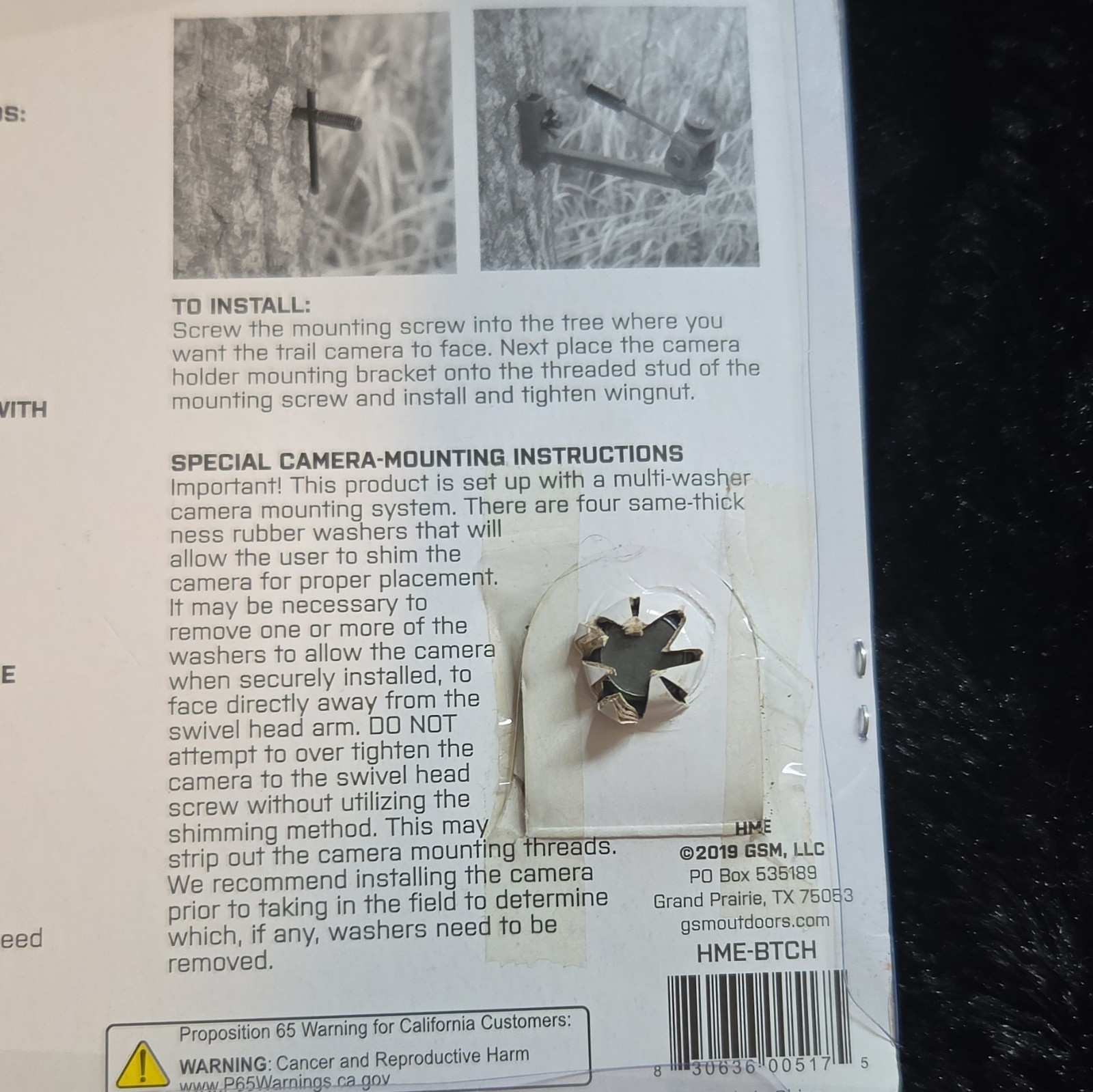 Universal Trail Camera Tree Mount Holder Adjustable Hunting Camera Bracket NIP