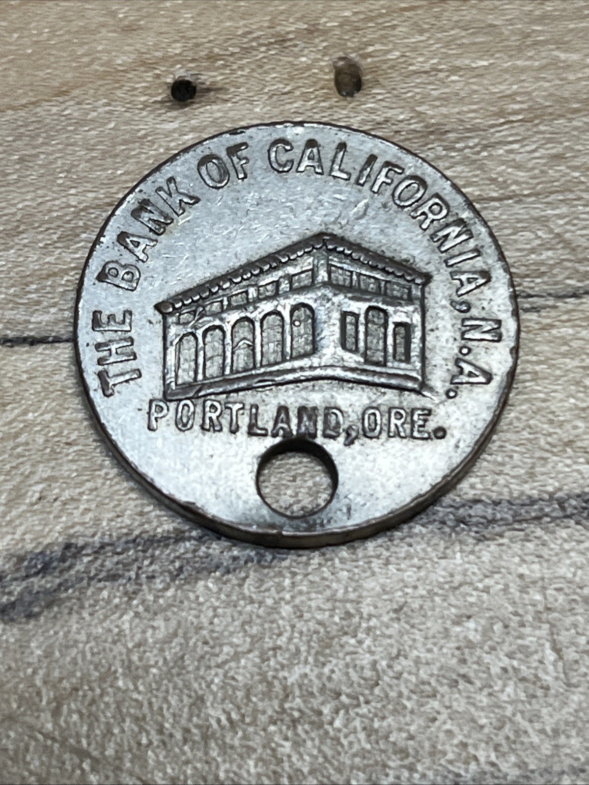 Bank Of California Portland, Oregon Key Fob*C902