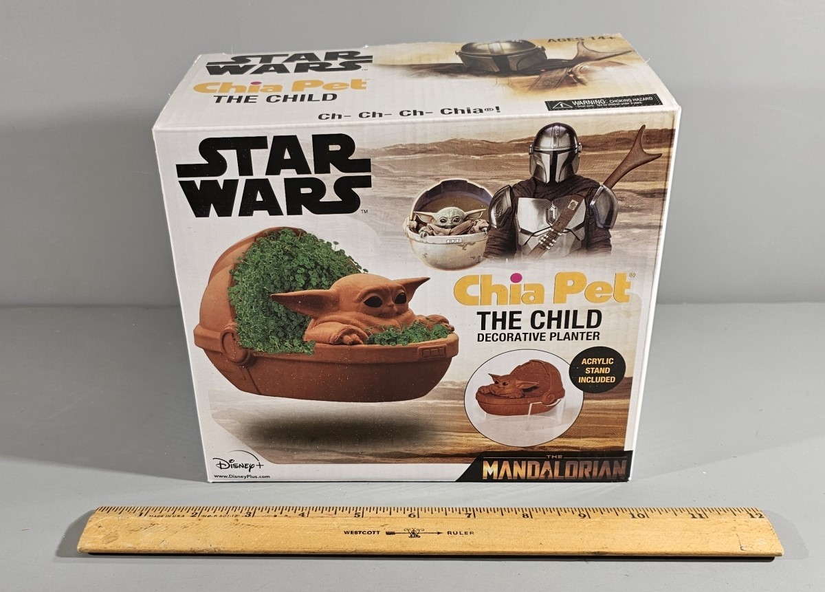 STAR WARS THE MANDALORIAN CHIA PET THE CHILD PLANTER NEW IN BOX