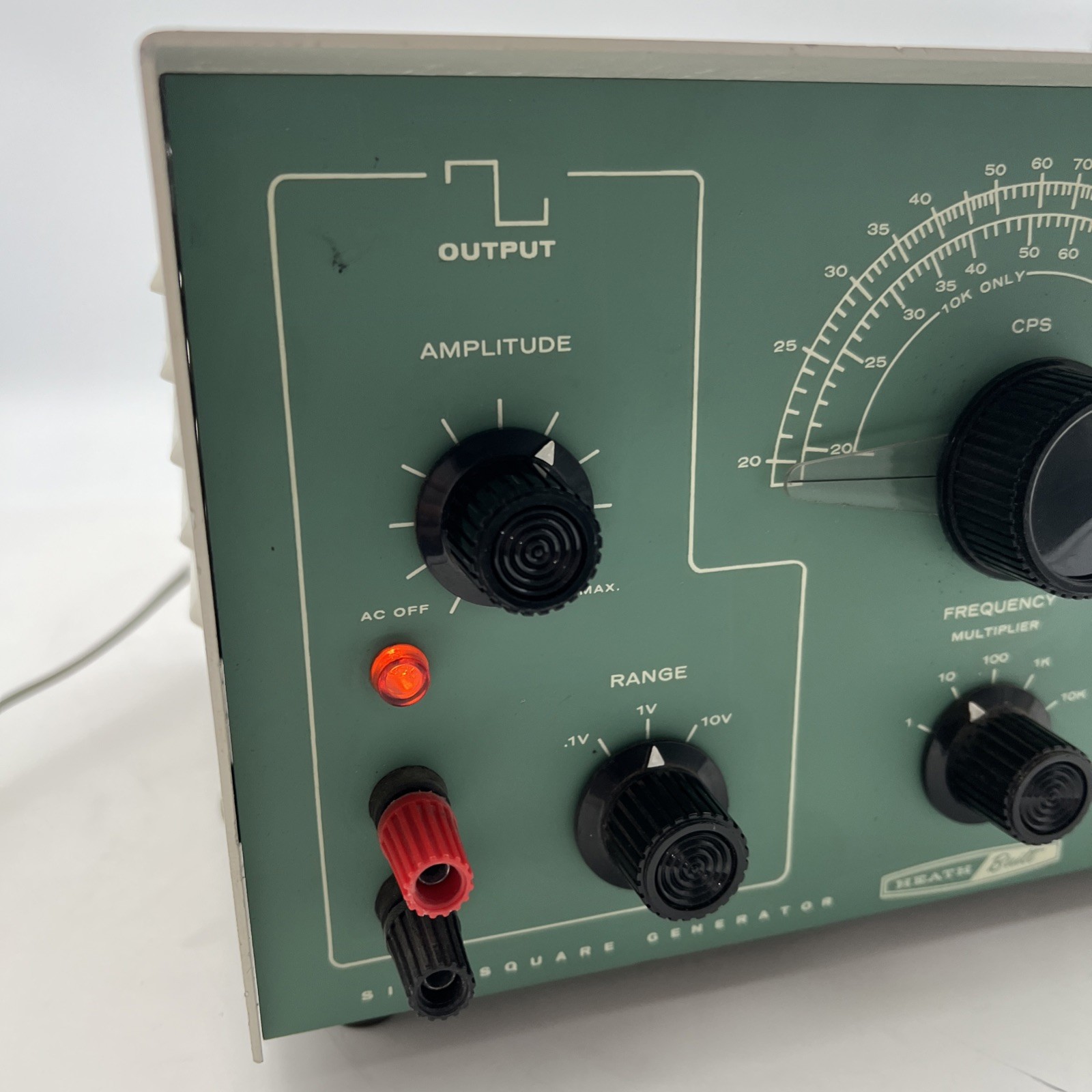 ⭐️HEATHKIT HEATH BUILT SIGN-SQUARE GENERATOR MODEL EUW 27 POWERS ON ⭐️