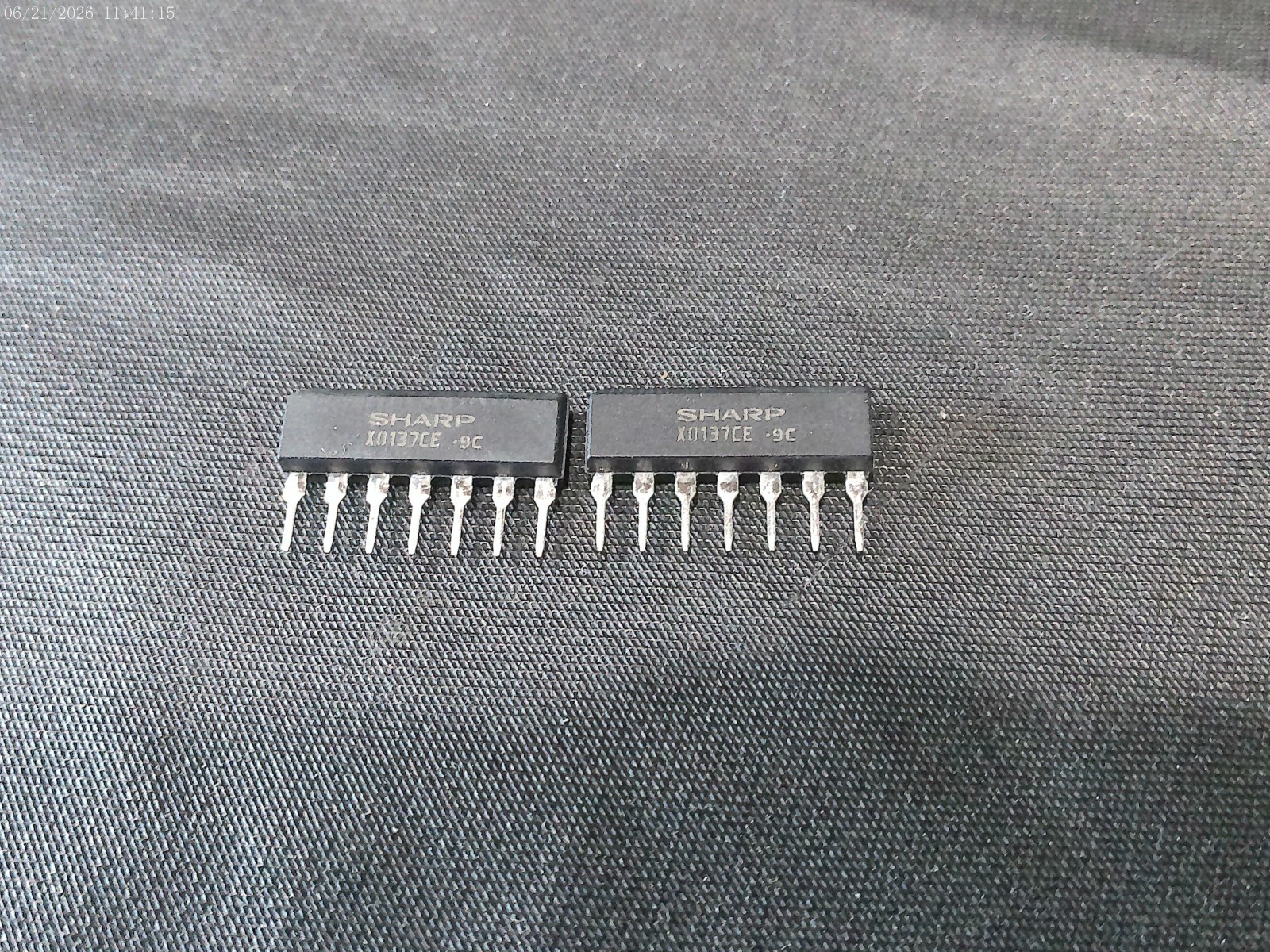 "Original" Sharp 7P SIP IC X0137CE - LOT OF 2 PIECES - USA LIGHT SPEED SHIPPING
