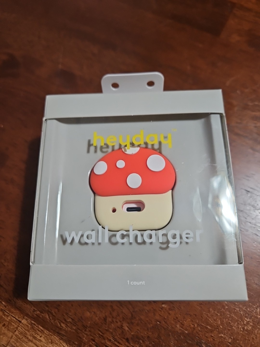 HeyDay Single Port USB-C Wall Charger - Mushroom