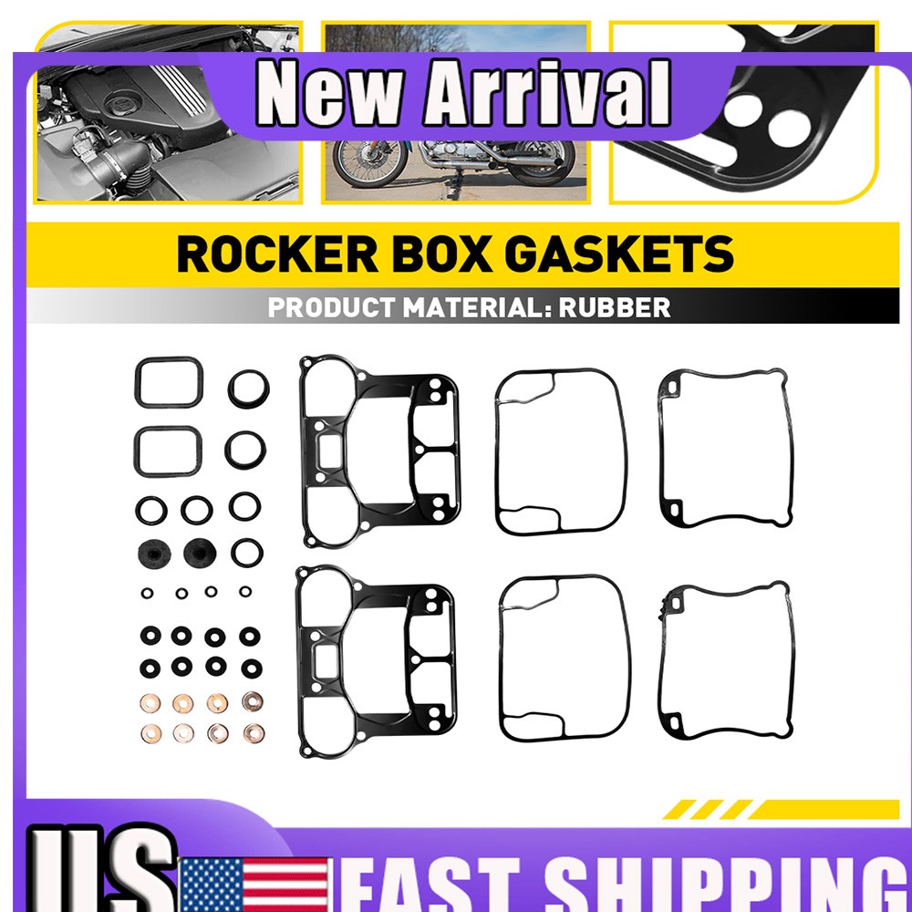 Complete Rocker Box Gasket Kit for 92-98 Harley-Davidson Evo Evolution 1340cc