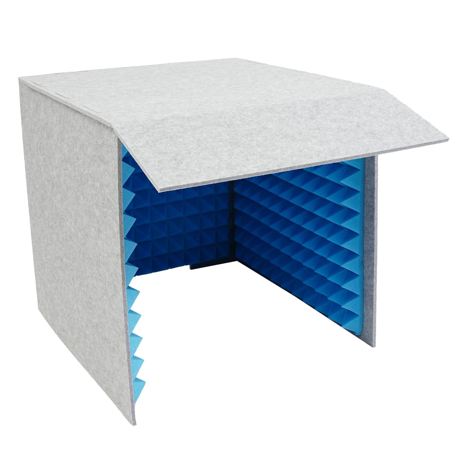 Portable Vocal Booth Desktop Soundproof Cover with Absorbing Shield