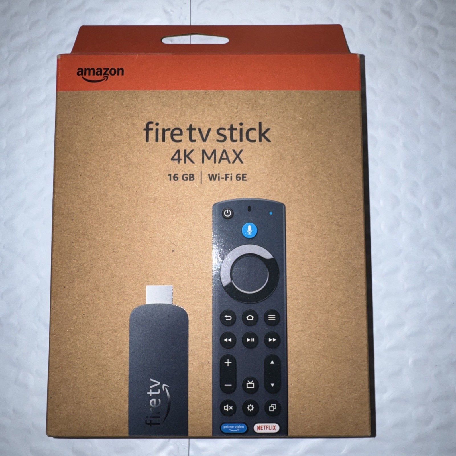 Fire TV Stick 4K MAX 2nd Gen 2.0 GHz, Wi-Fi 6E, 16GB Alexa, Brand New Sealed.