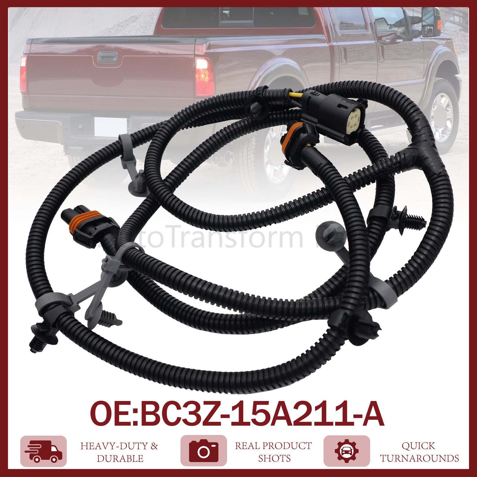 For Ford 2011-2016 BC3Z-15A211-A Fog Lamp Light Wiring Harness Assembly US