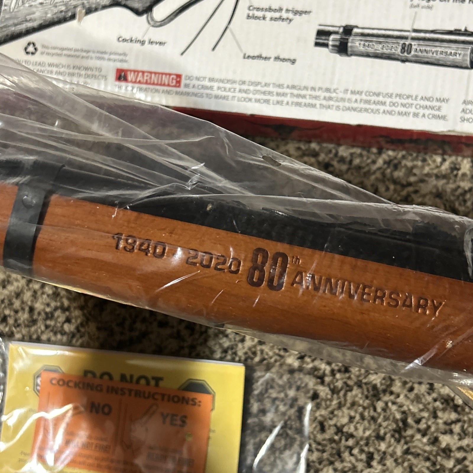 Daisy Red Ryder 650 80th Anniversary BB Gun - NEW in BOX