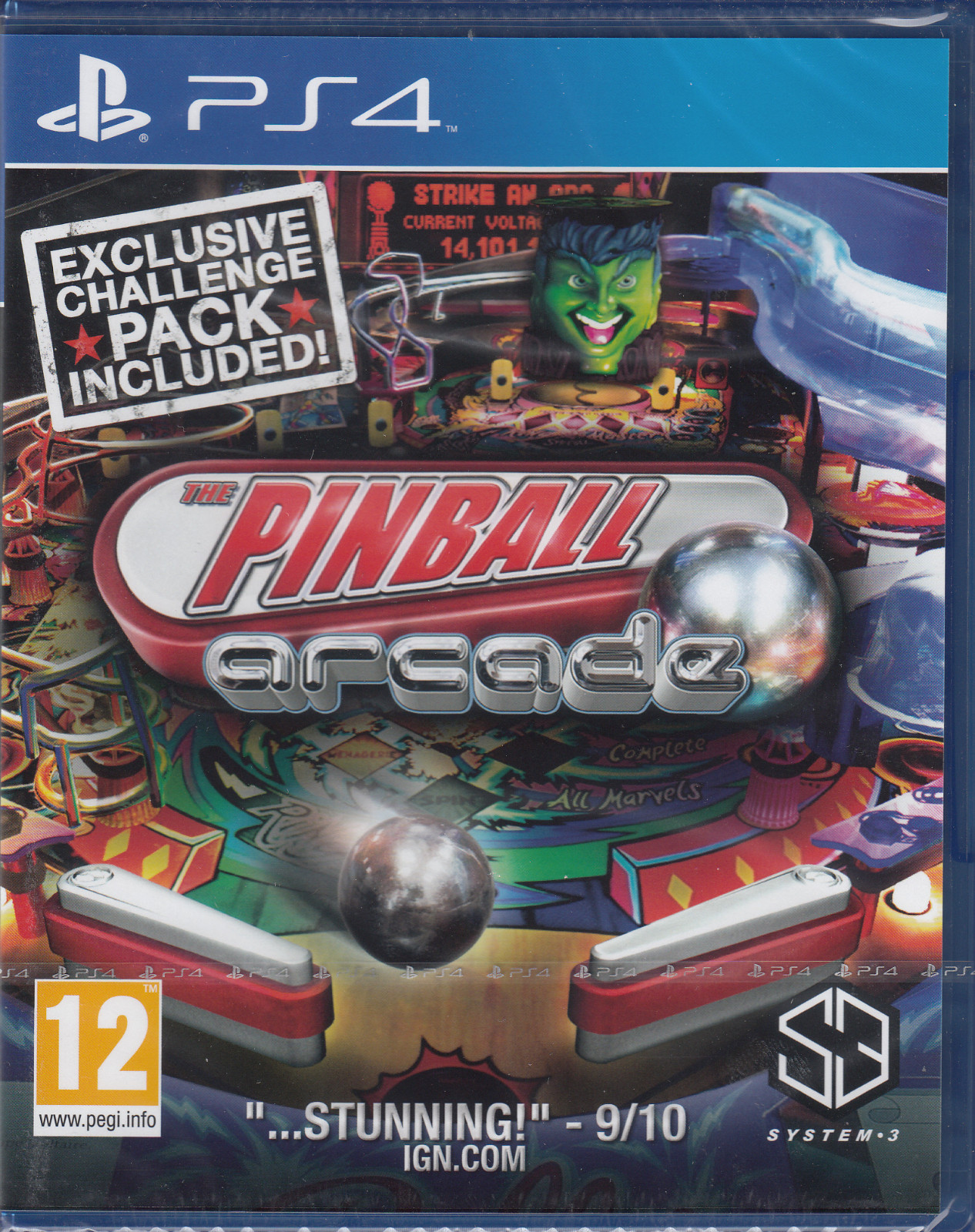 The Pinball Arcade PS4 Sony PlayStation 4 Brand New Factory Sealed