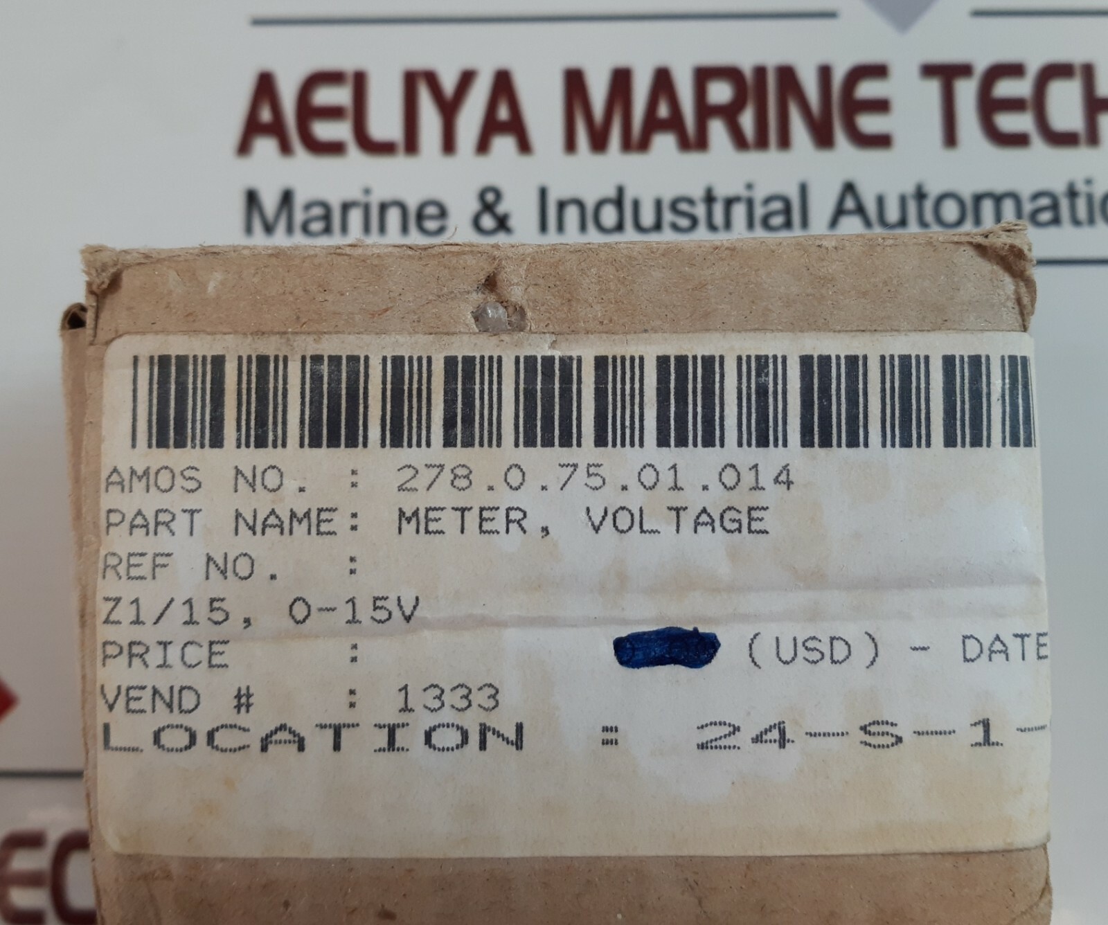 Elinca 0-15v meter analogue volt meter
