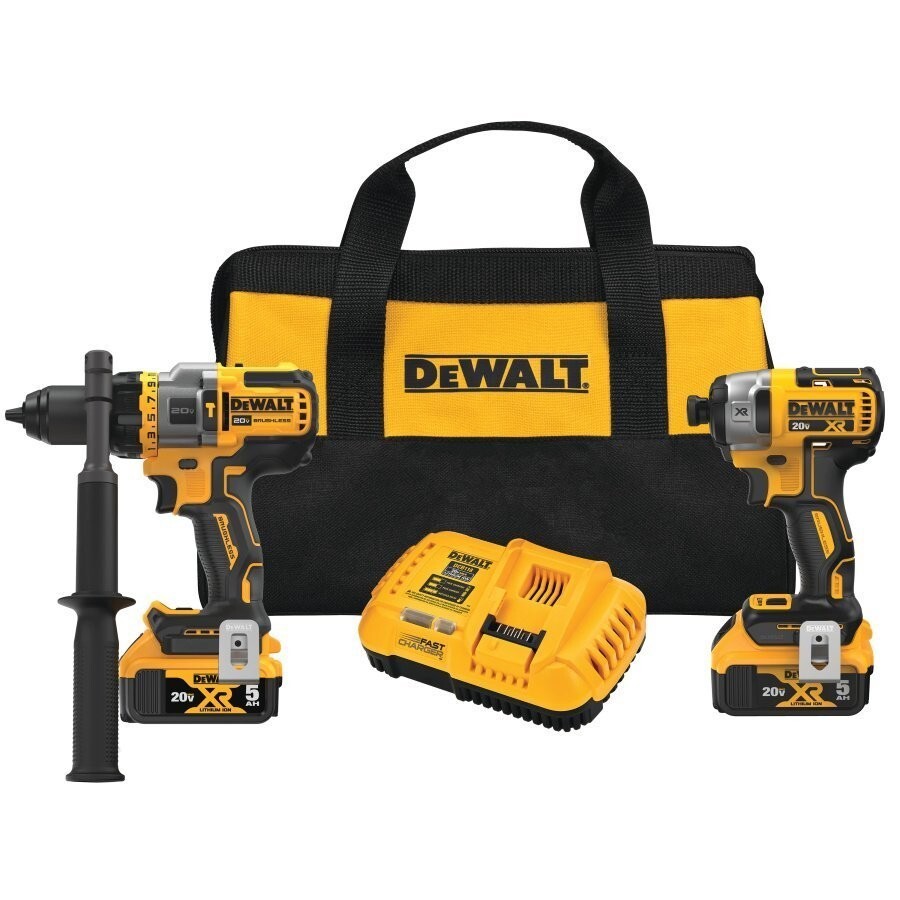 DeWalt DCK2100P2 20V MAX Brushless 2-Tool Combo Kit with Hammer Drill & Impact