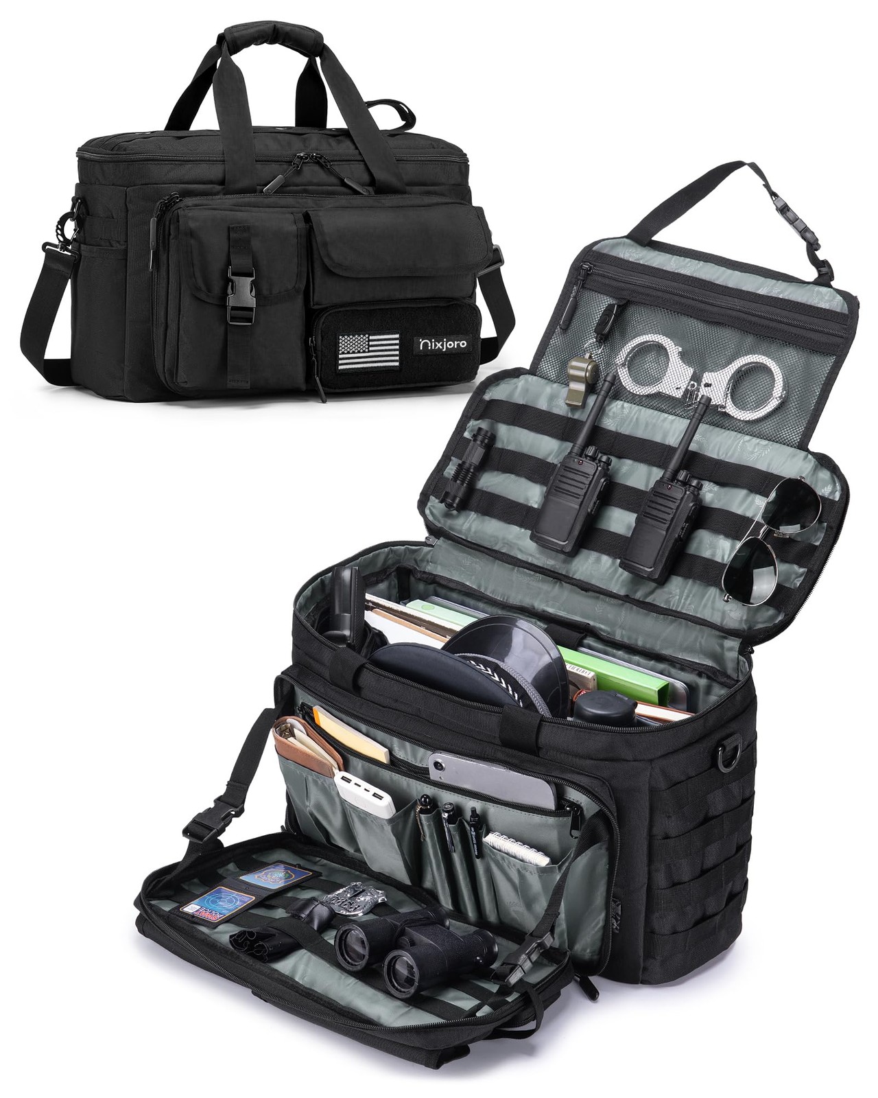 Patrol Bag Law Enforcement Large Police Duty Gear Bag Up to 17 inch